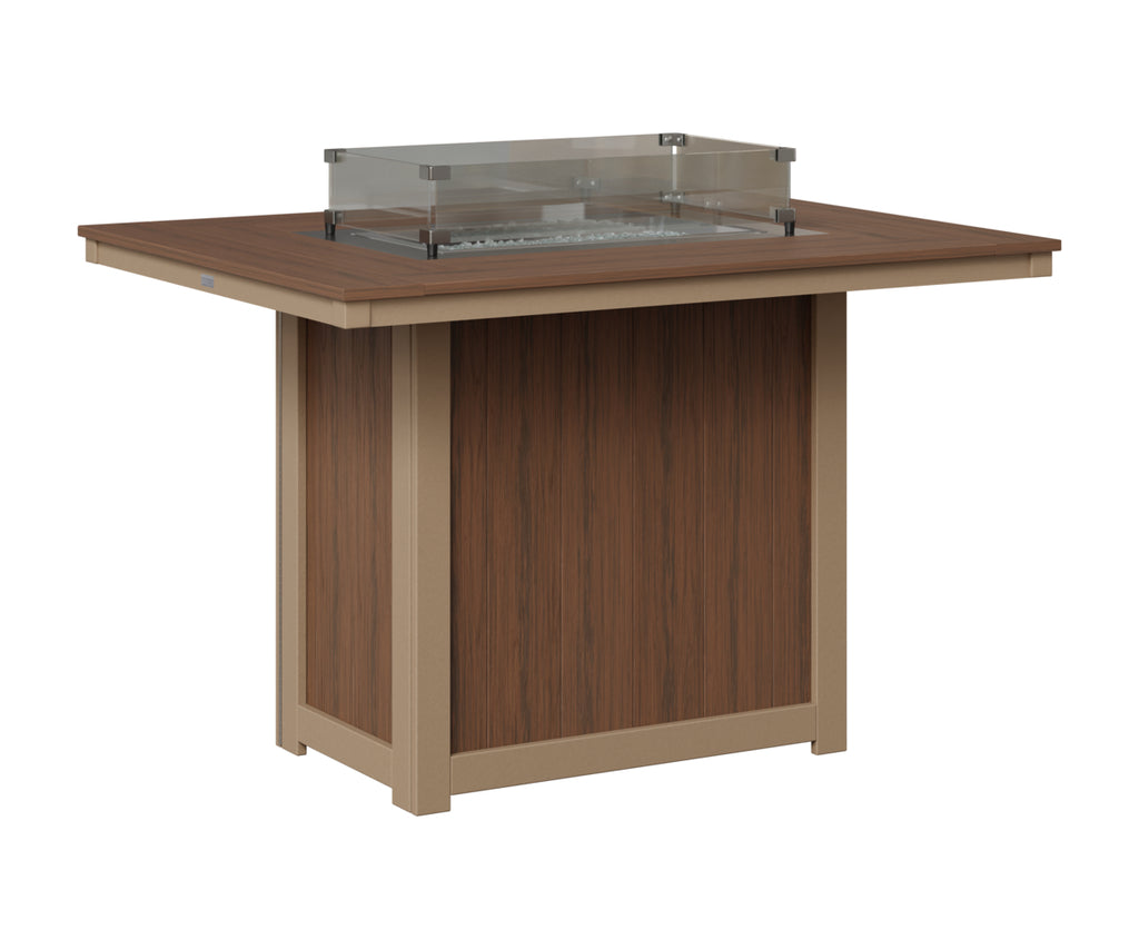 Donoma 42" x 54" Rectangular Fire Table Counter