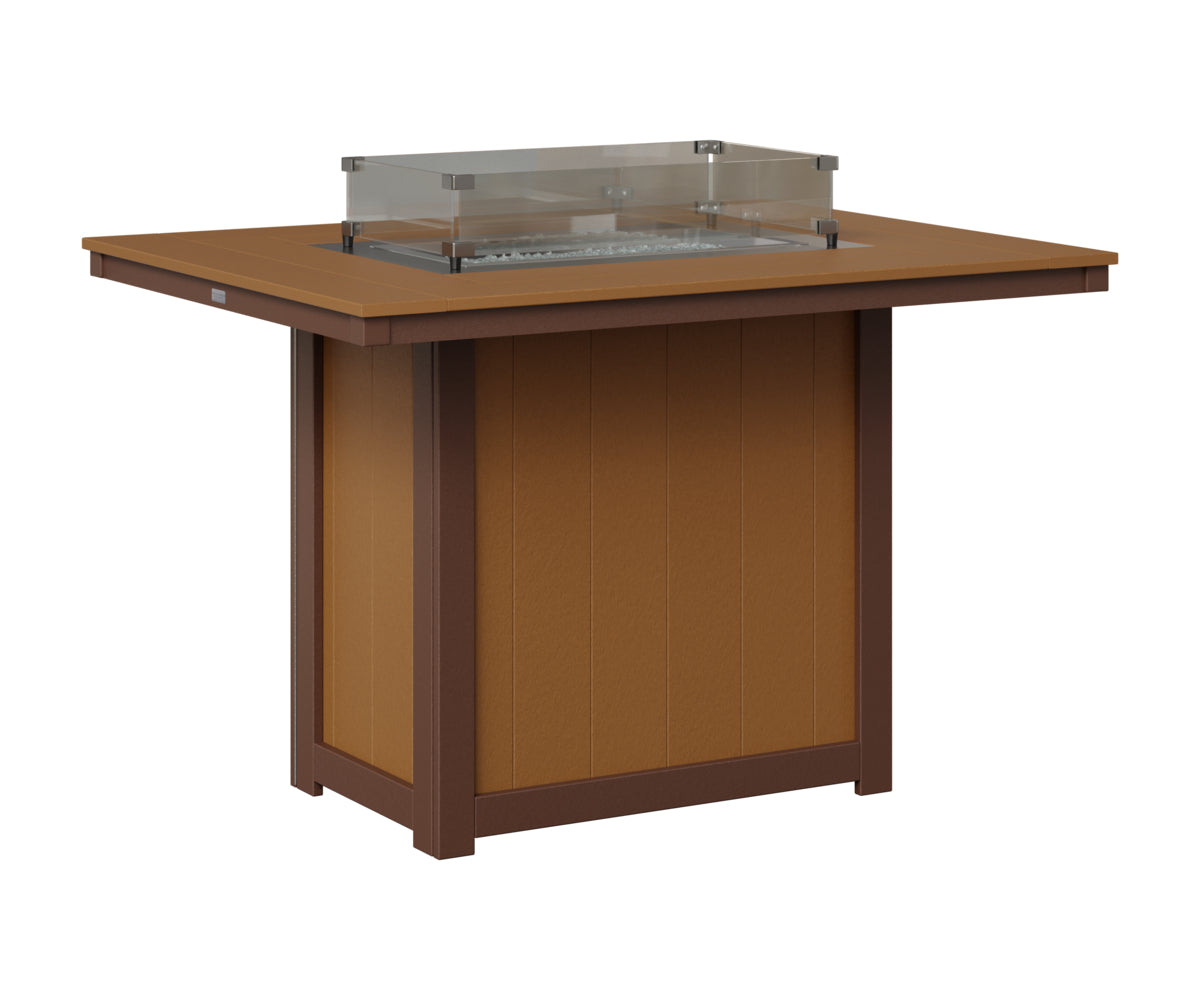 Donoma 42" x 54" Rectangular Fire Table Counter
