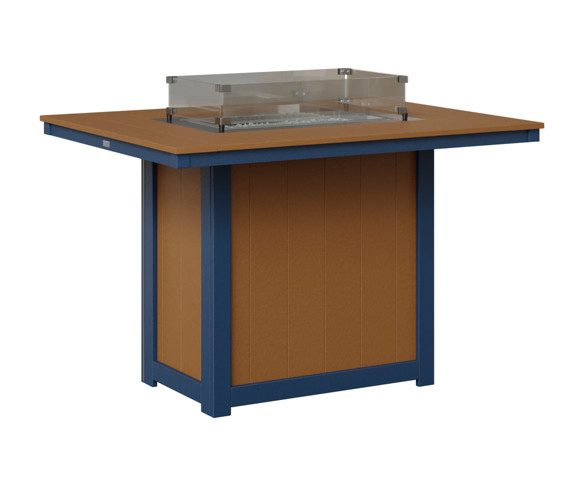 Donoma 42" x 54" Rectangular Fire Table Counter