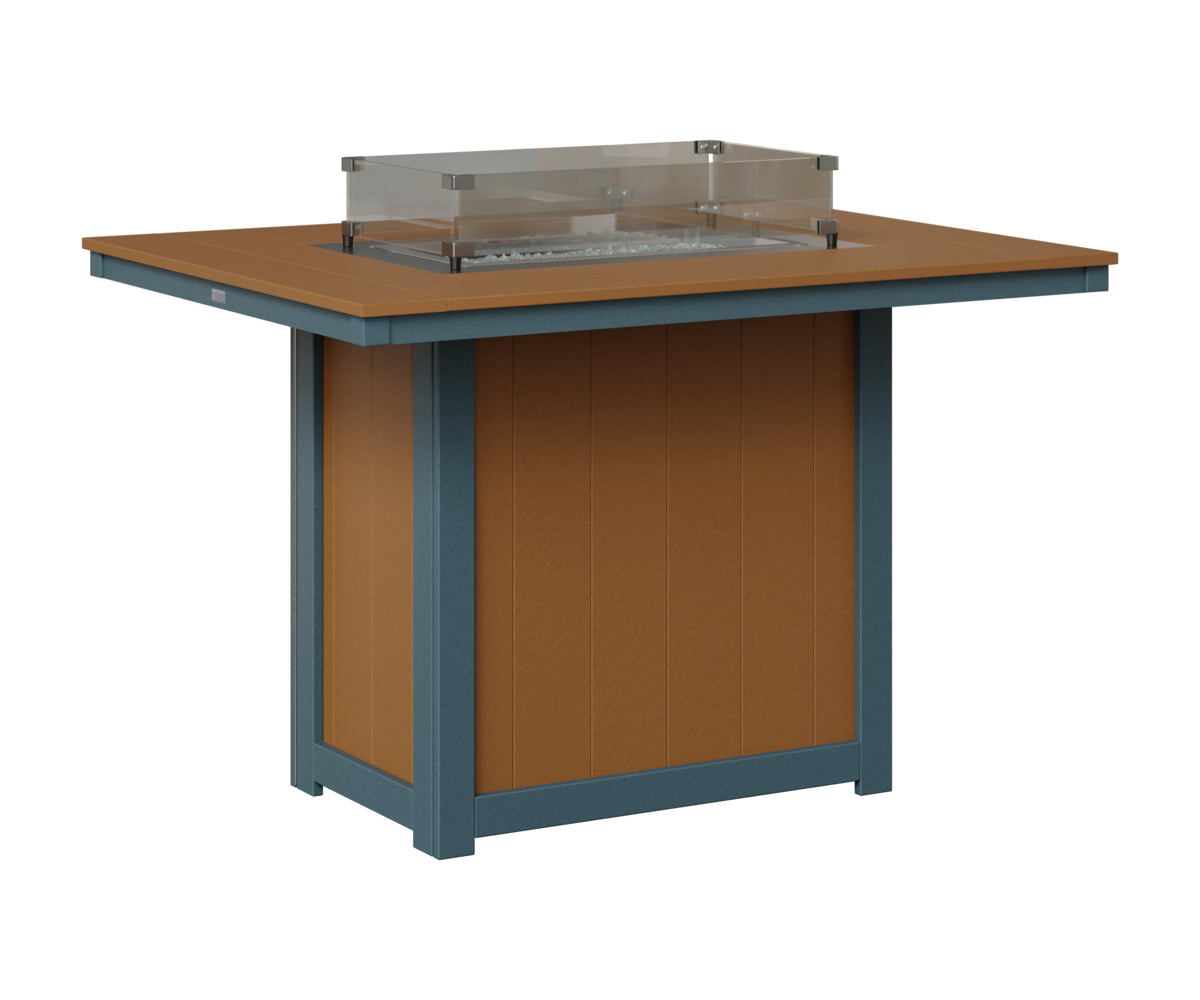 Donoma 42" x 54" Rectangular Fire Table Counter
