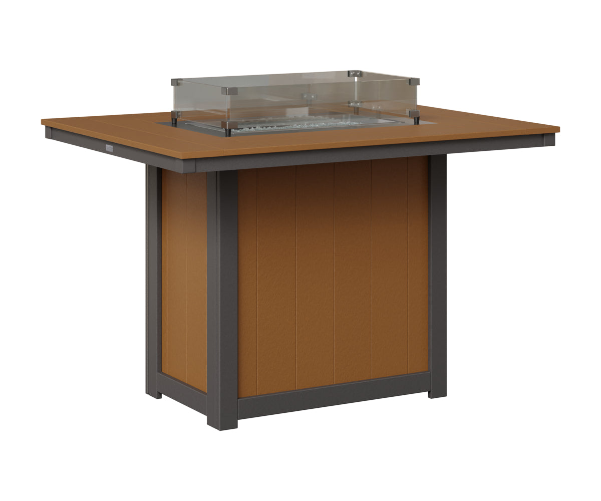 Donoma 42" x 54" Rectangular Fire Table Counter