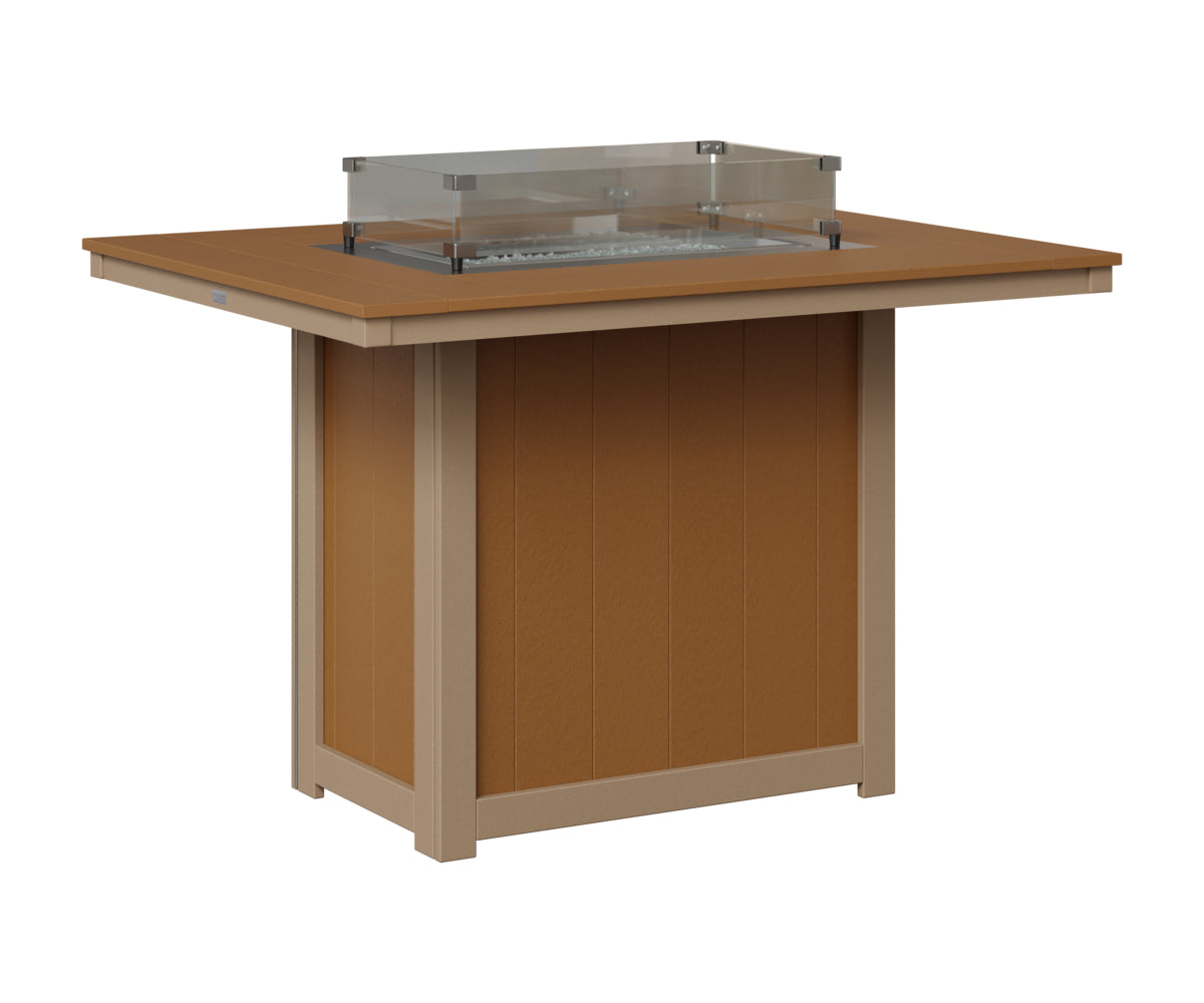 Donoma 42" x 54" Rectangular Fire Table Counter