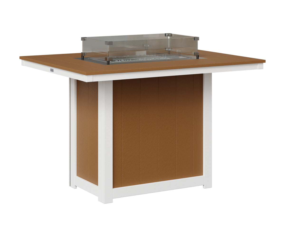 Donoma 42" x 54" Rectangular Fire Table Counter