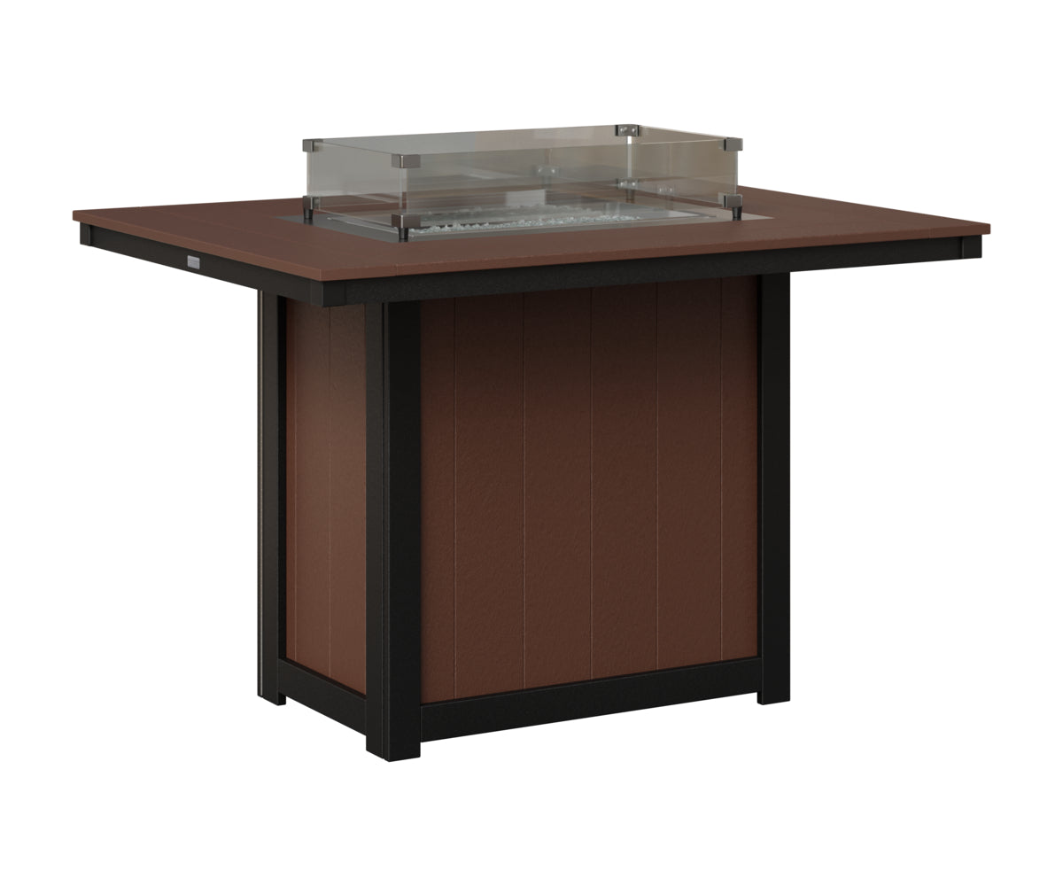 Donoma 42" x 54" Rectangular Fire Table Counter