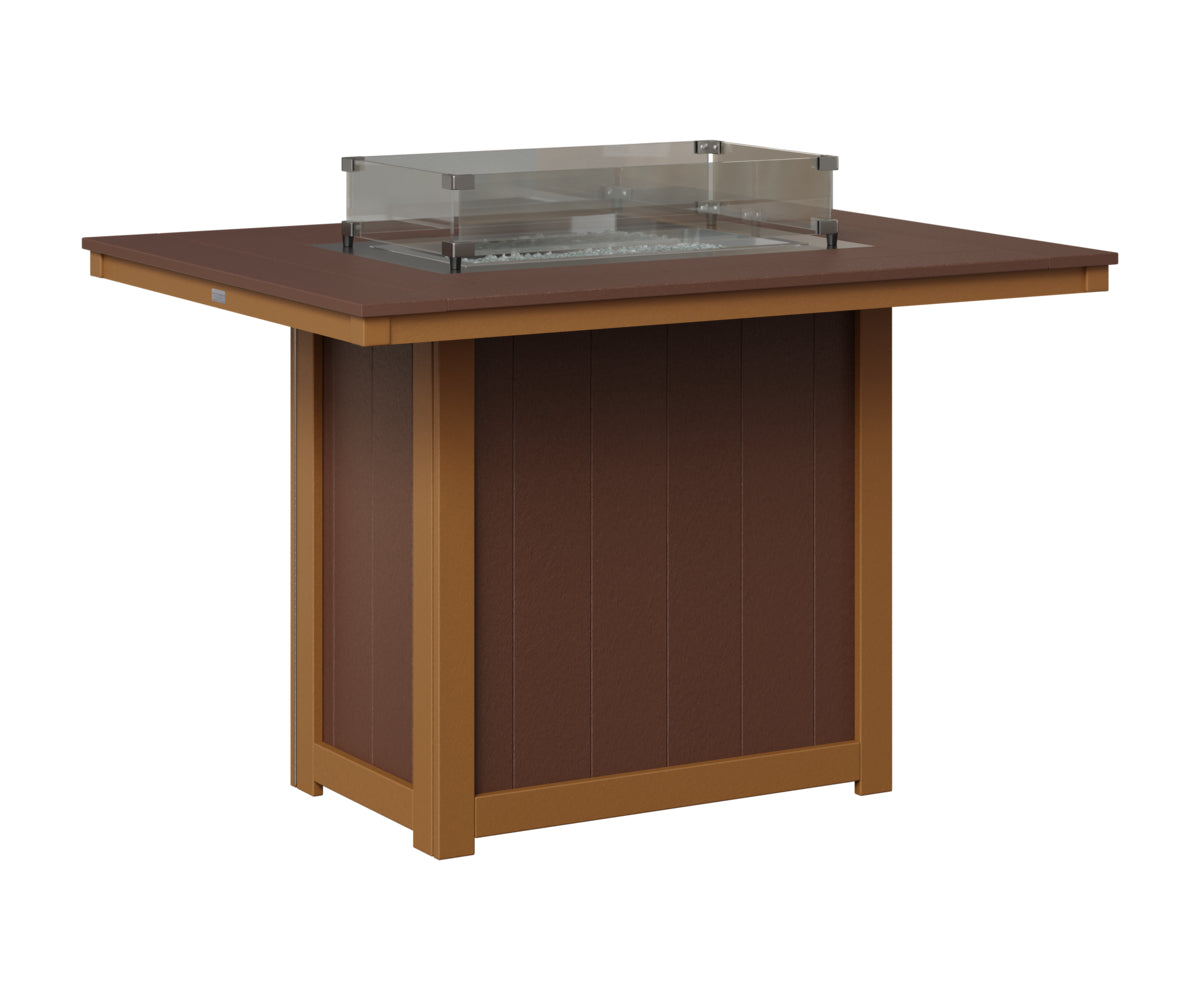 Donoma 42" x 54" Rectangular Fire Table Counter