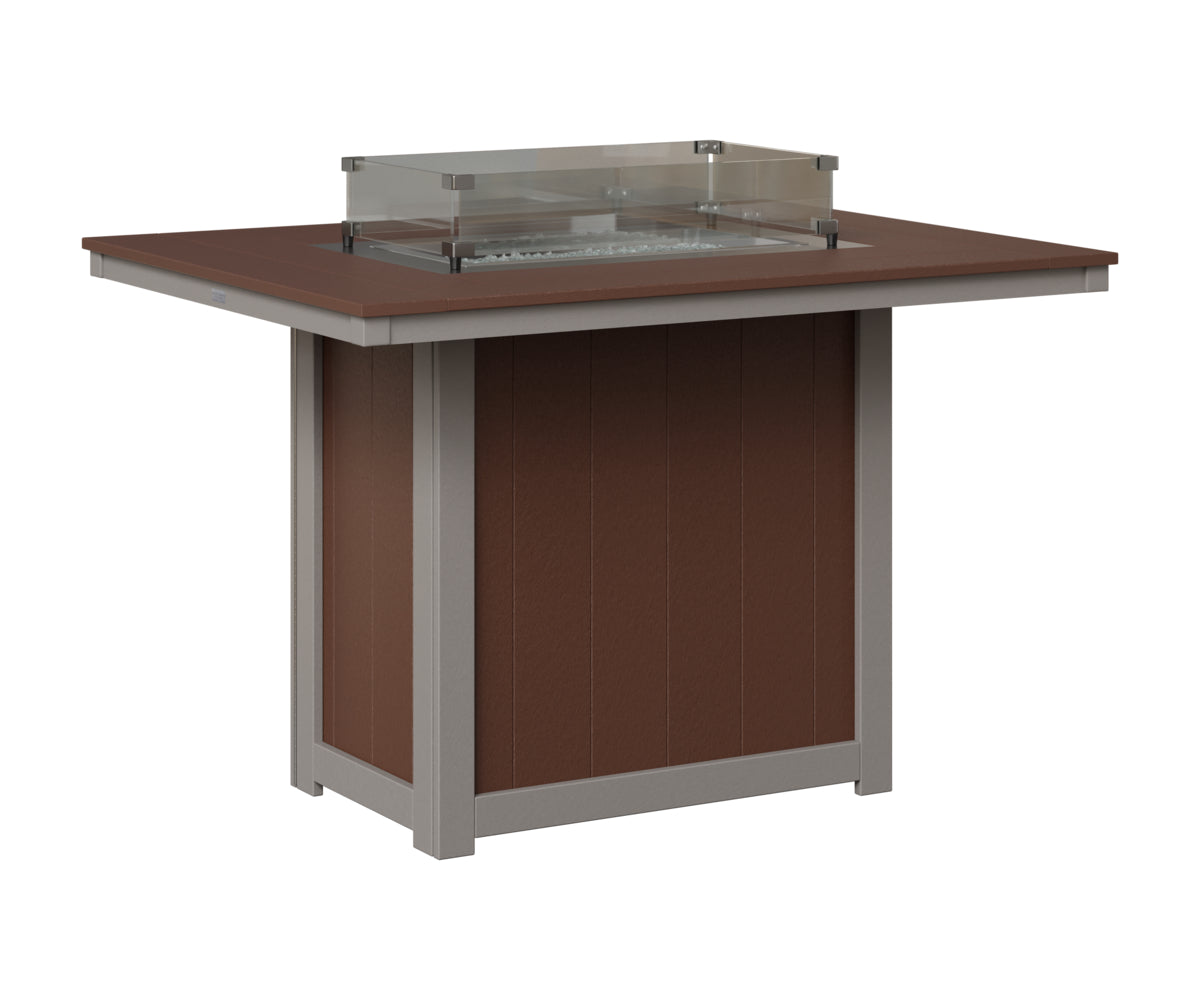 Donoma 42" x 54" Rectangular Fire Table Counter