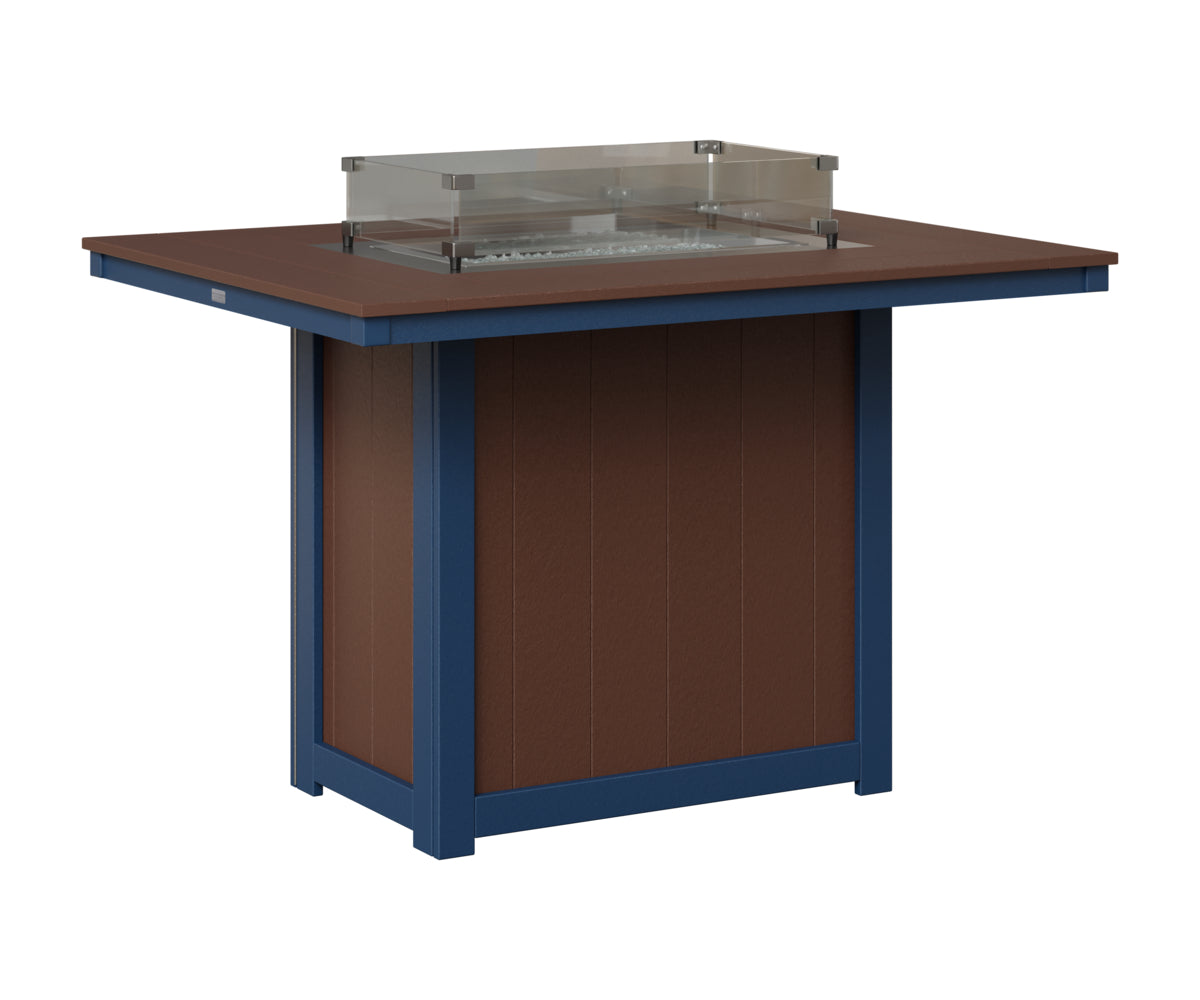 Donoma 42" x 54" Rectangular Fire Table Counter
