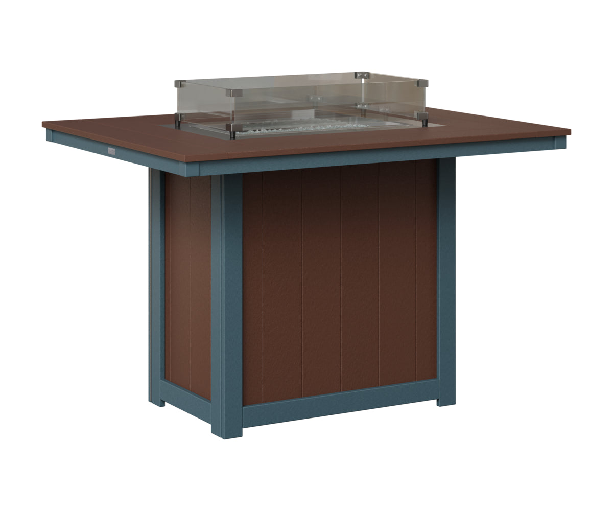 Donoma 42" x 54" Rectangular Fire Table Counter