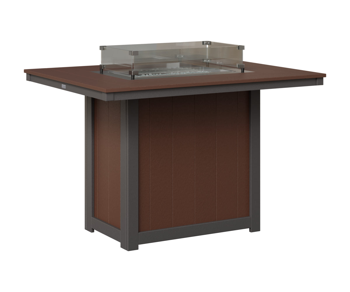 Donoma 42" x 54" Rectangular Fire Table Counter