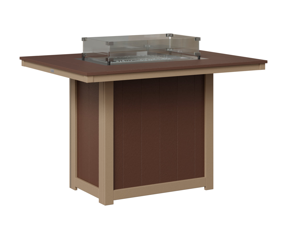 Donoma 42" x 54" Rectangular Fire Table Counter