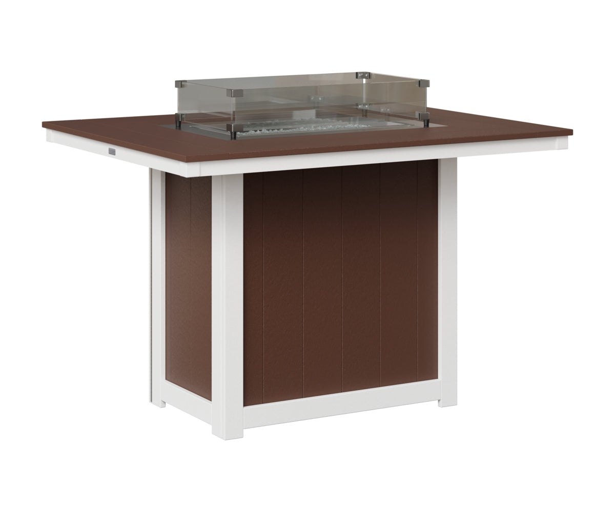 Donoma 42" x 54" Rectangular Fire Table Counter