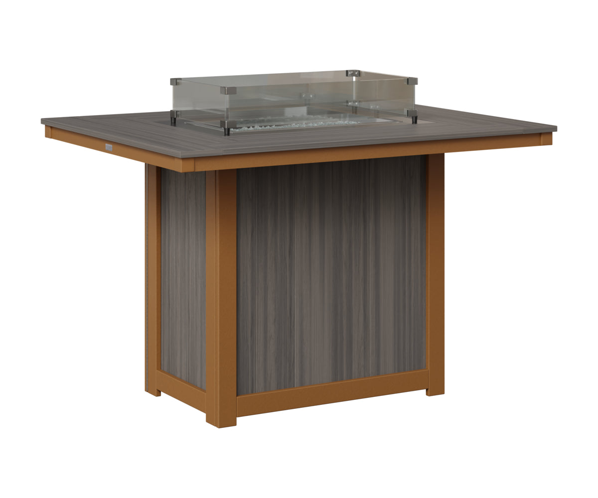 Donoma 42" x 54" Rectangular Fire Table Counter