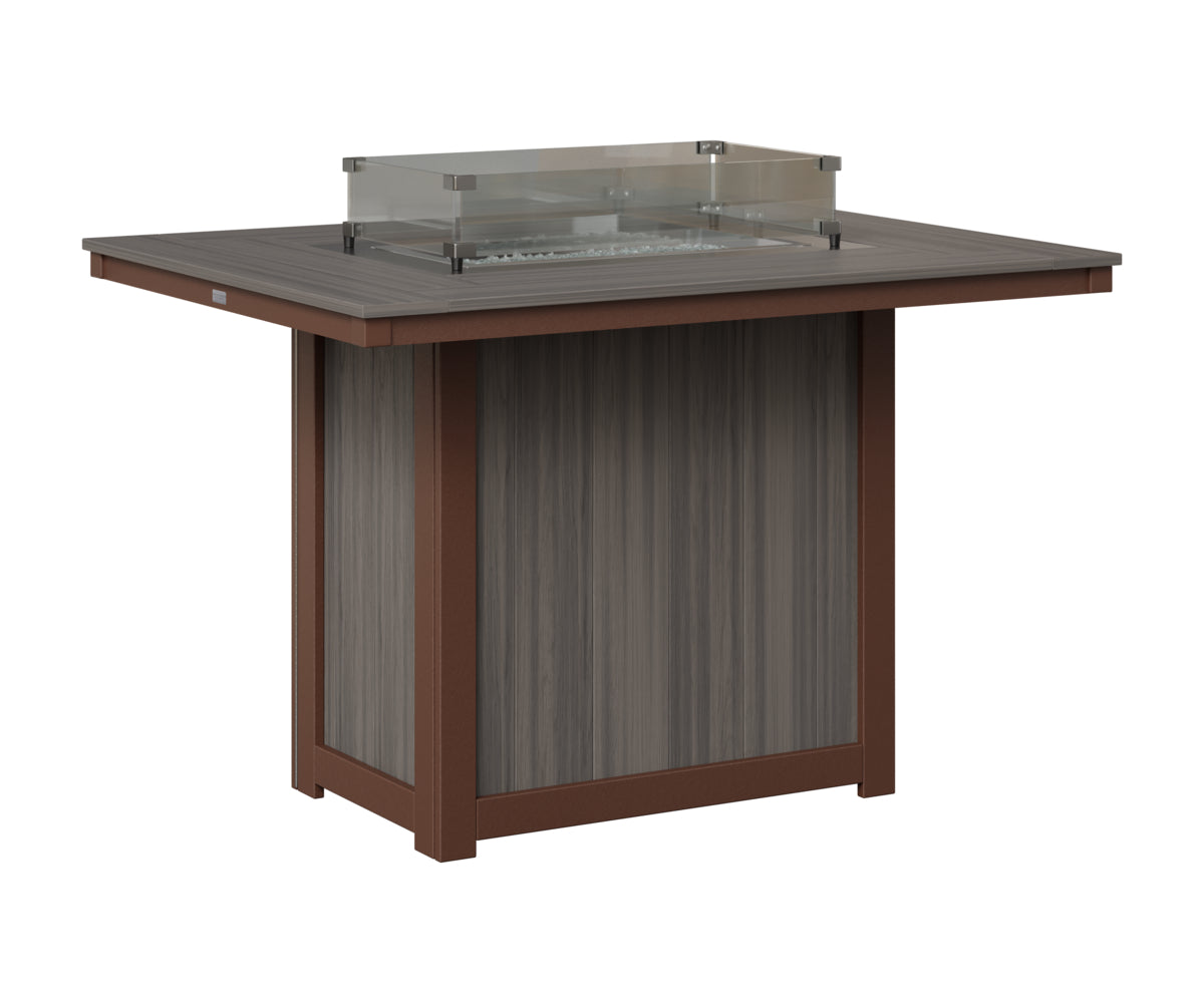 Donoma 42" x 54" Rectangular Fire Table Counter