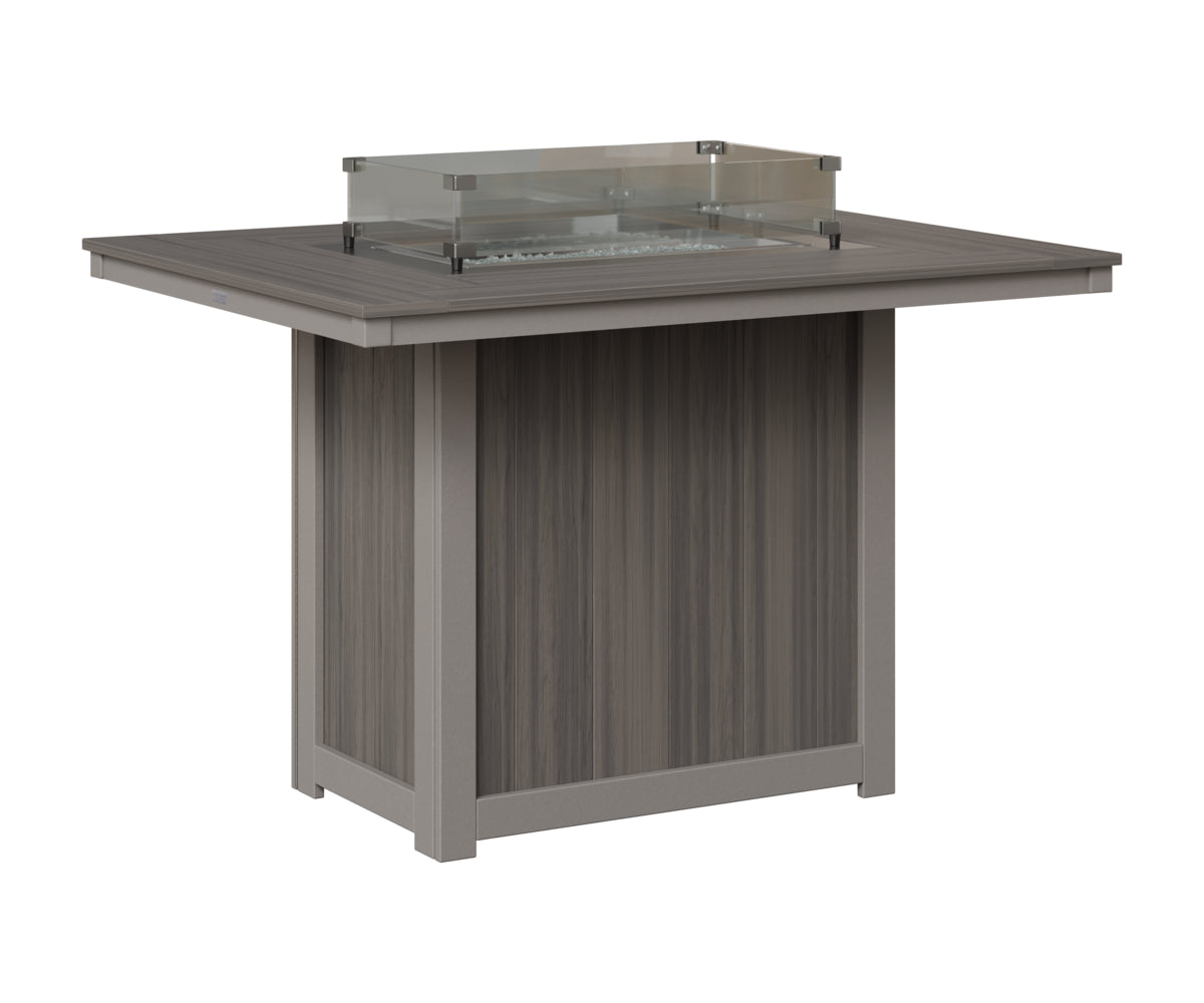 Donoma 42" x 54" Rectangular Fire Table Counter