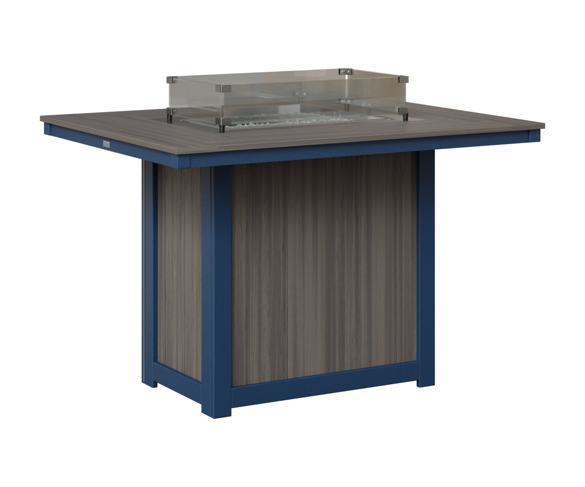 Donoma 42" x 54" Rectangular Fire Table Counter