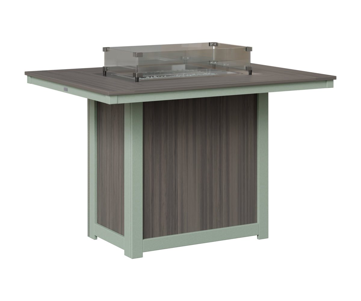 Donoma 42" x 54" Rectangular Fire Table Counter