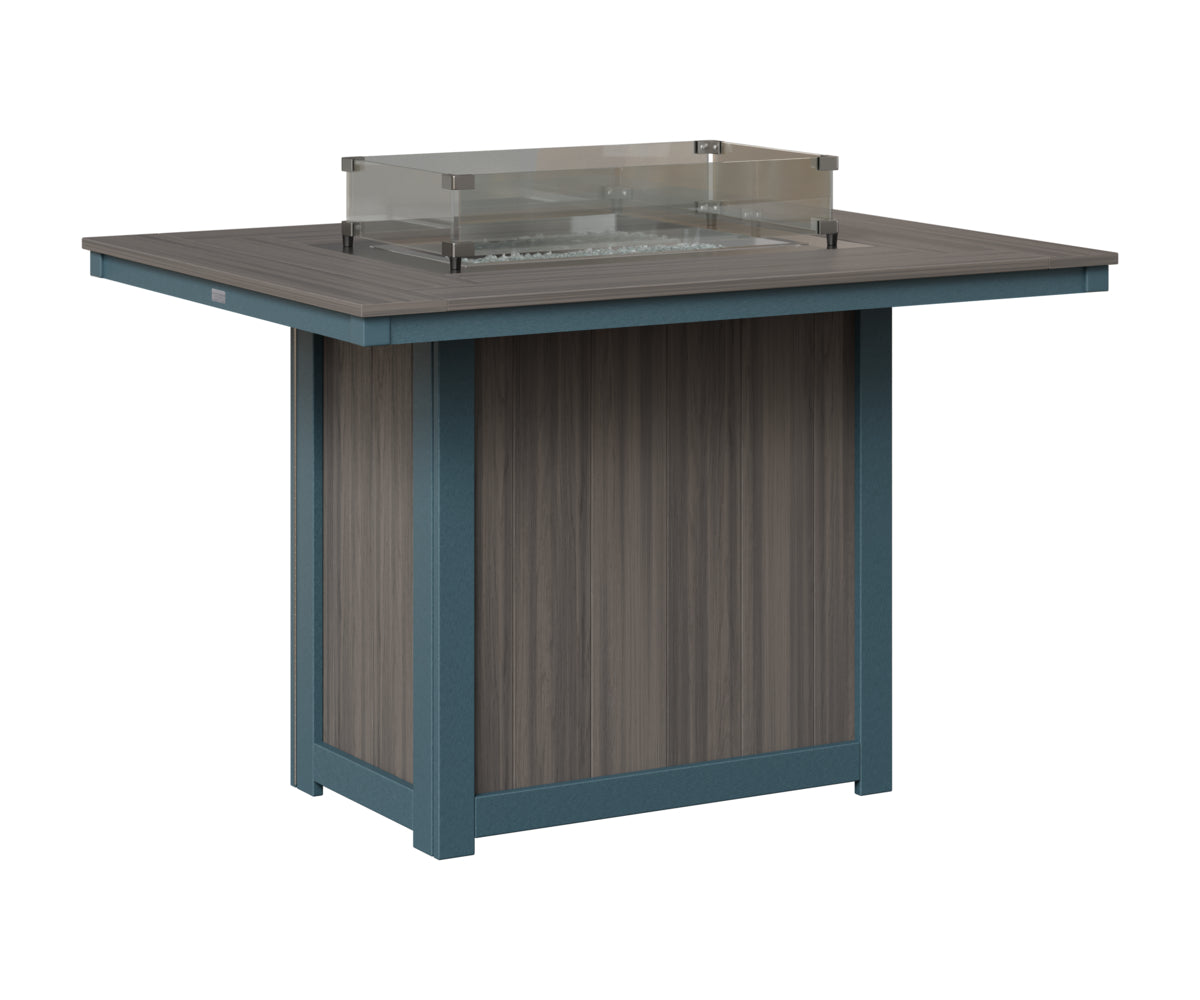 Donoma 42" x 54" Rectangular Fire Table Counter