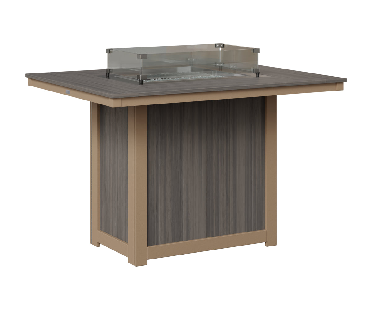 Donoma 42" x 54" Rectangular Fire Table Counter