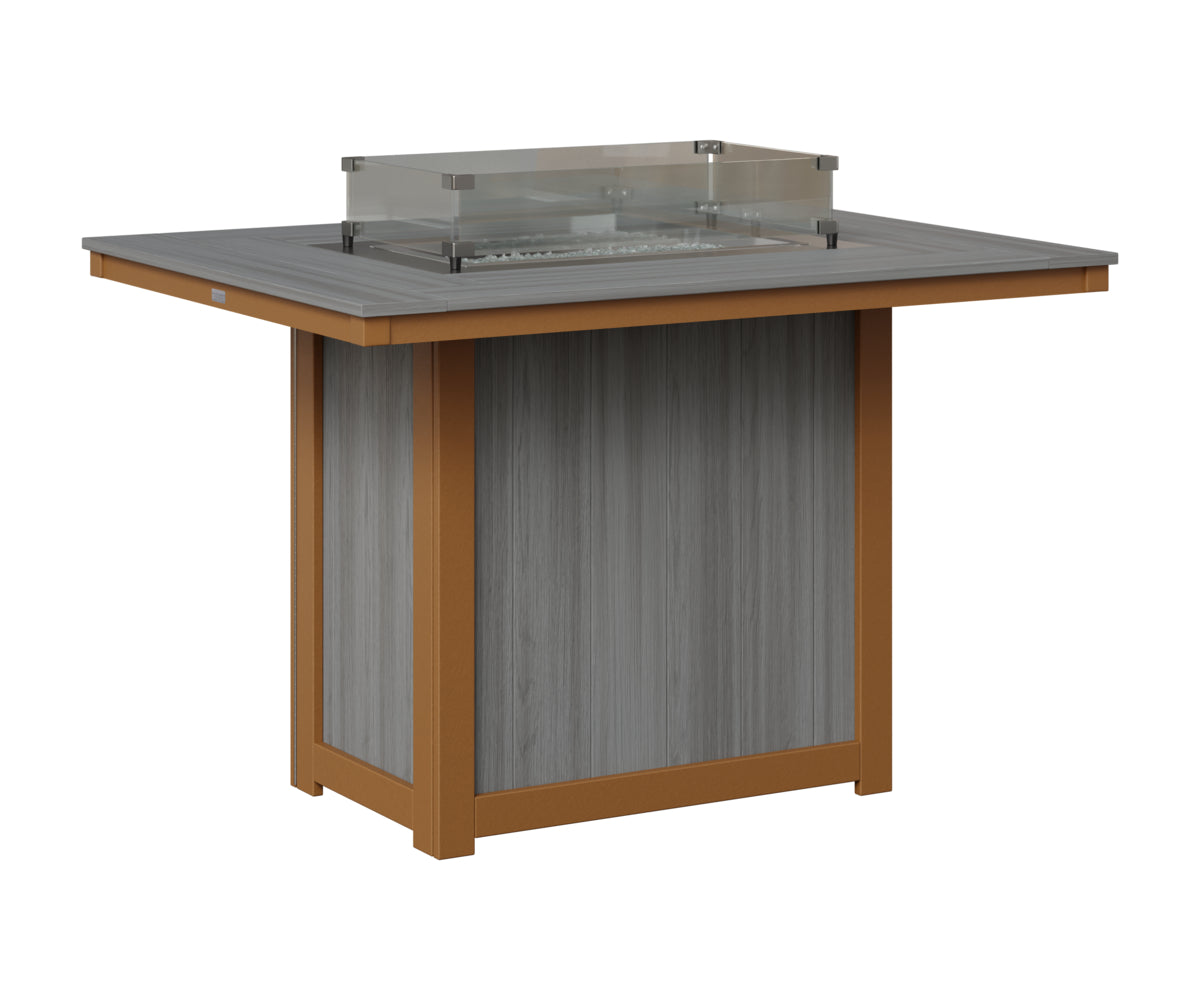 Donoma 42" x 54" Rectangular Fire Table Counter