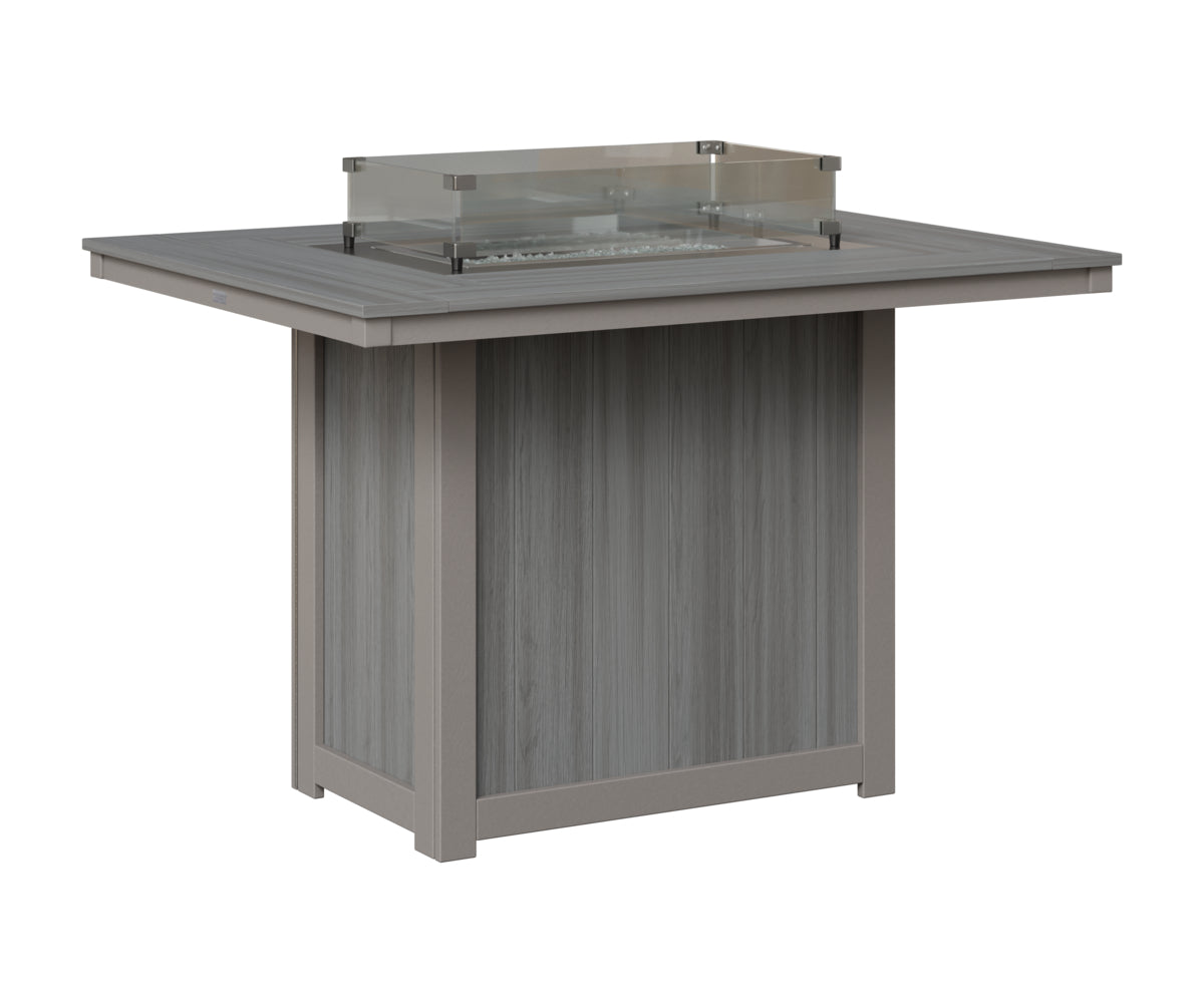 Donoma 42" x 54" Rectangular Fire Table Counter
