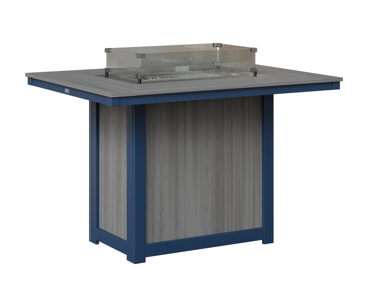 Donoma 42" x 54" Rectangular Fire Table Counter