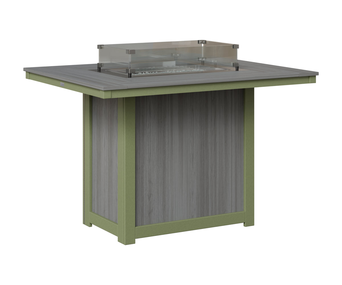Donoma 42" x 54" Rectangular Fire Table Counter