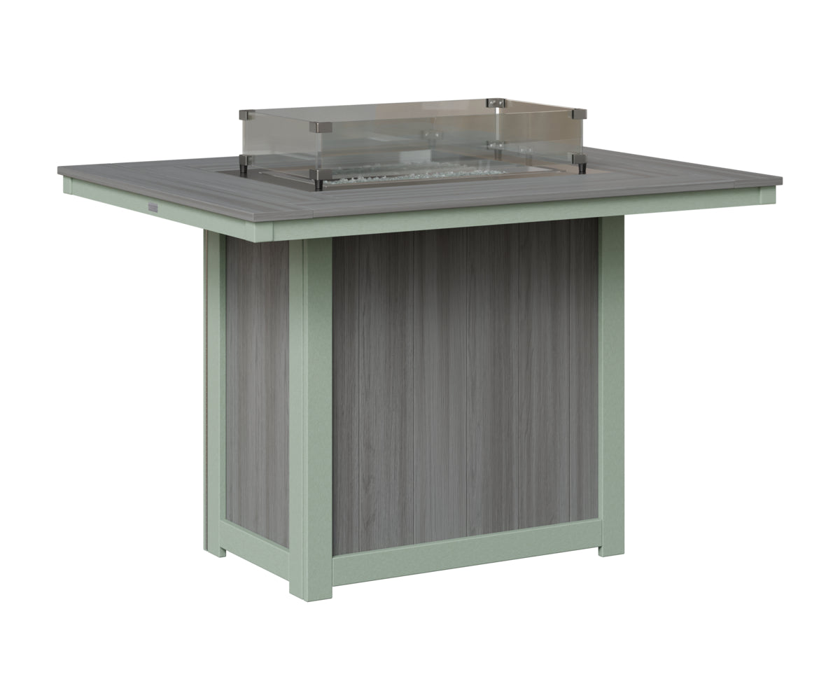 Donoma 42" x 54" Rectangular Fire Table Counter