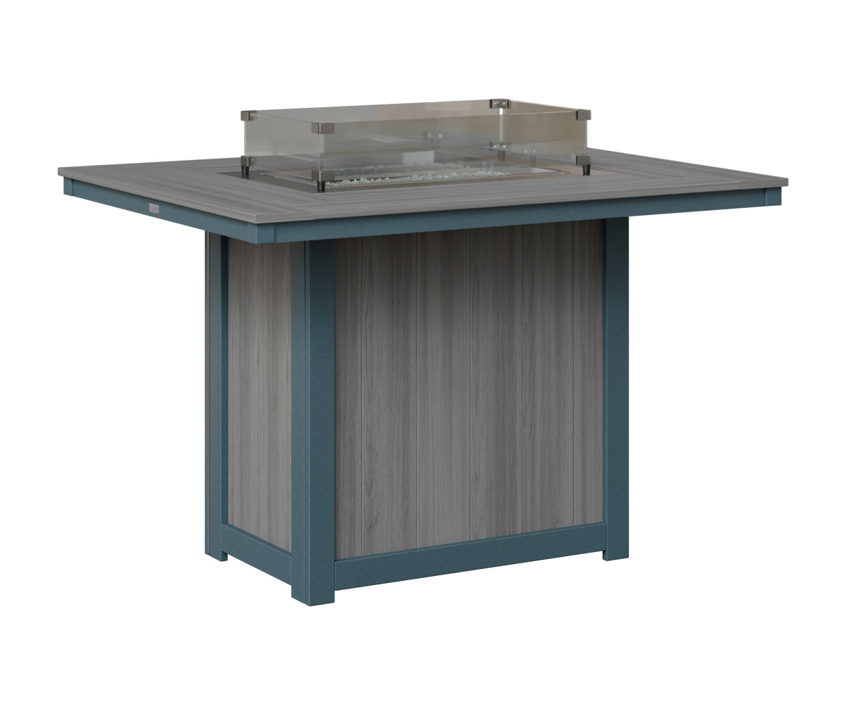 Donoma 42" x 54" Rectangular Fire Table Counter