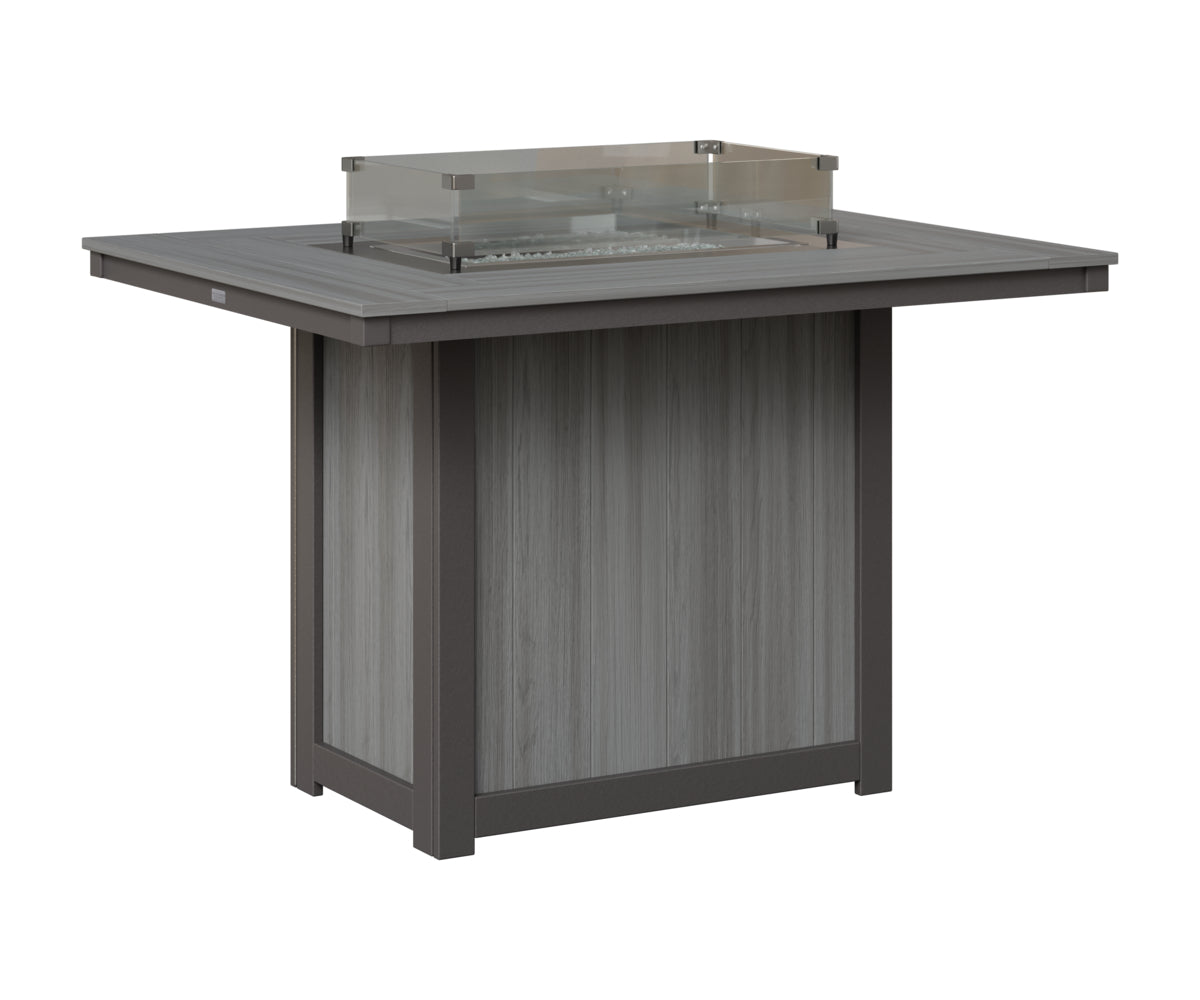 Donoma 42" x 54" Rectangular Fire Table Counter