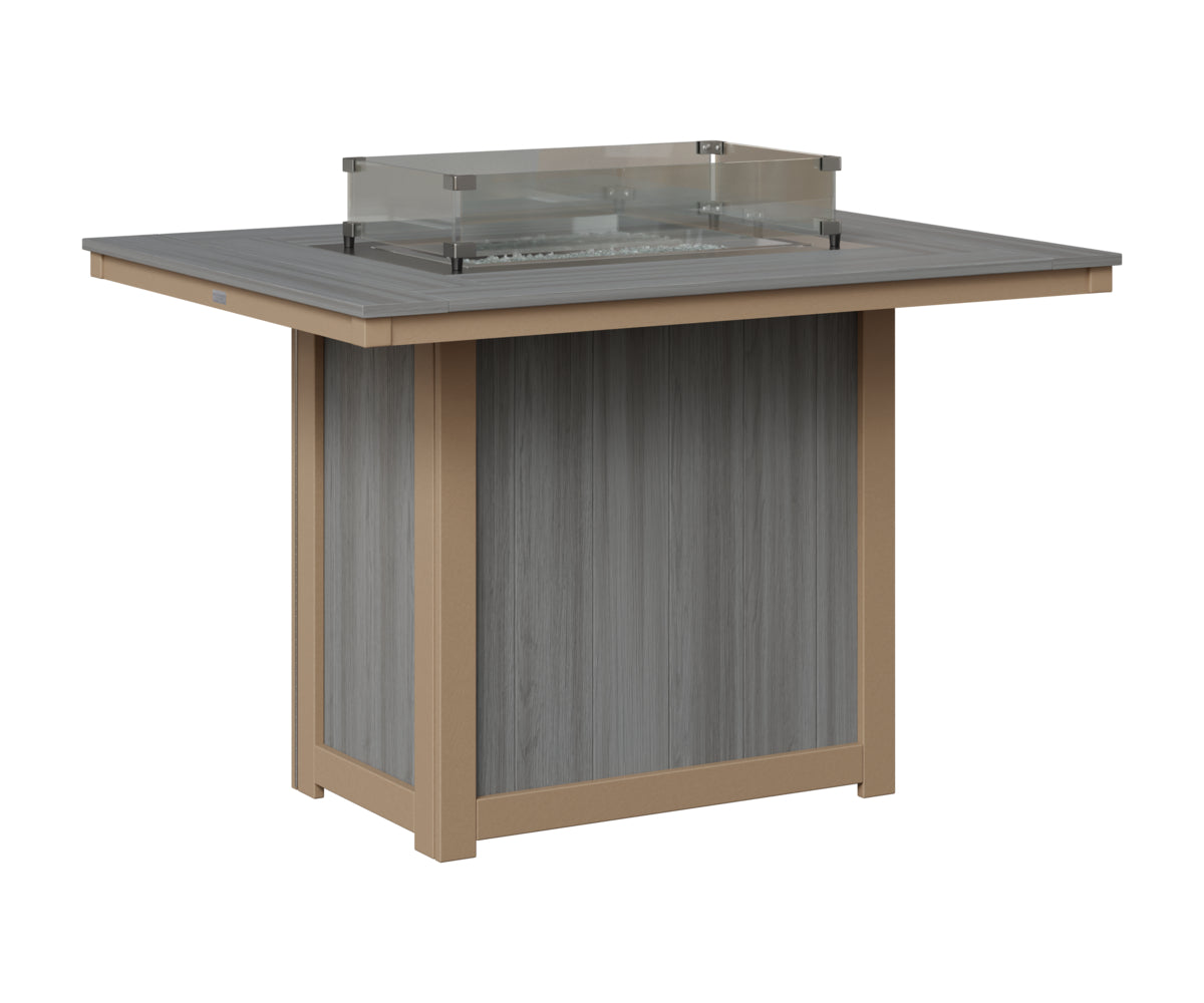 Donoma 42" x 54" Rectangular Fire Table Counter