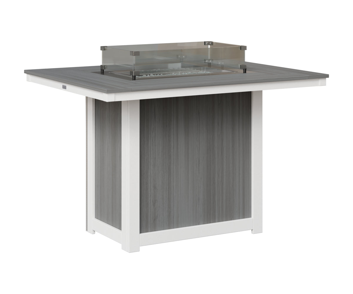 Donoma 42" x 54" Rectangular Fire Table Counter