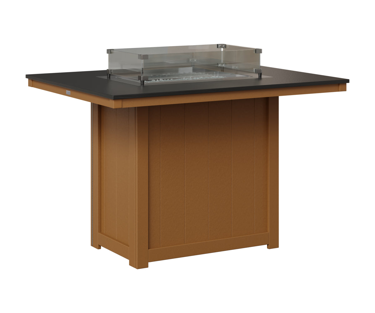 Donoma 42" x 54" Rectangular Fire Table Counter