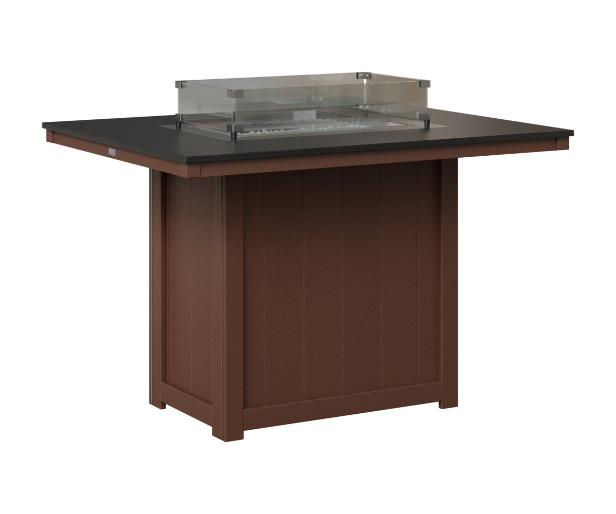 Donoma 42" x 54" Rectangular Fire Table Counter