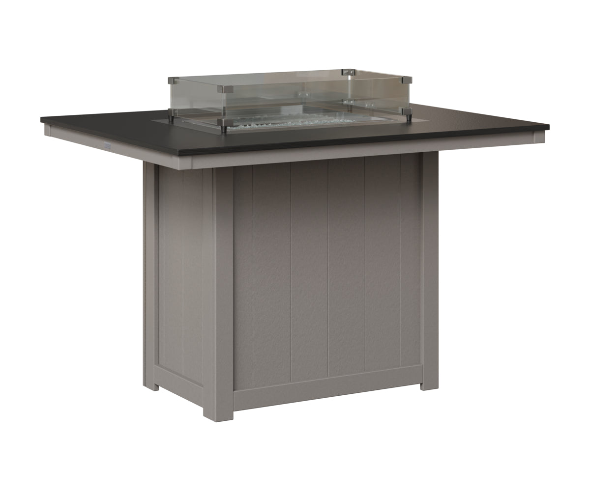 Donoma 42" x 54" Rectangular Fire Table Counter