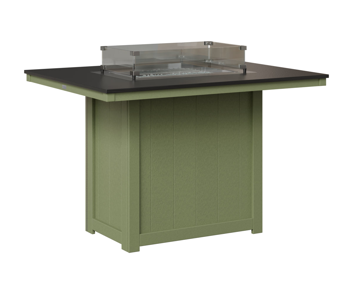 Donoma 42" x 54" Rectangular Fire Table Counter