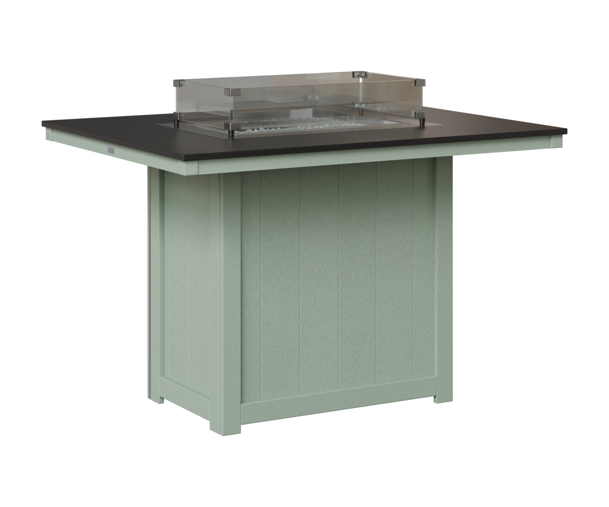 Donoma 42" x 54" Rectangular Fire Table Counter