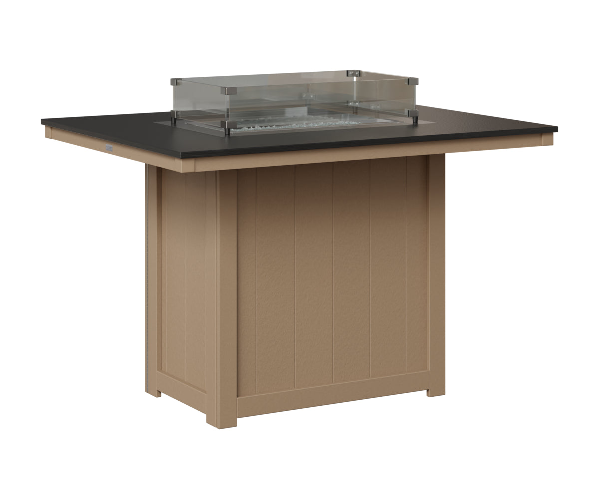Donoma 42" x 54" Rectangular Fire Table Counter