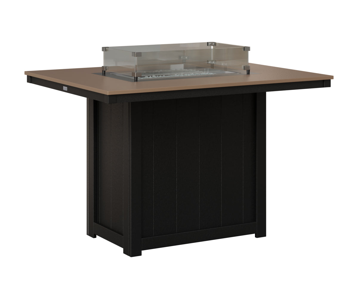 Donoma 42" x 54" Rectangular Fire Table Counter