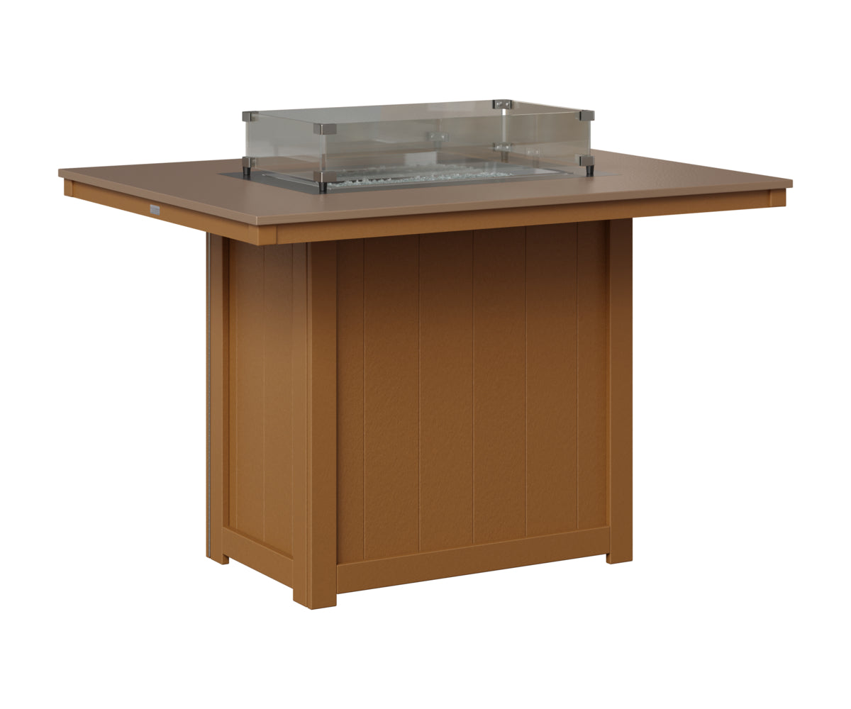 Donoma 42" x 54" Rectangular Fire Table Counter