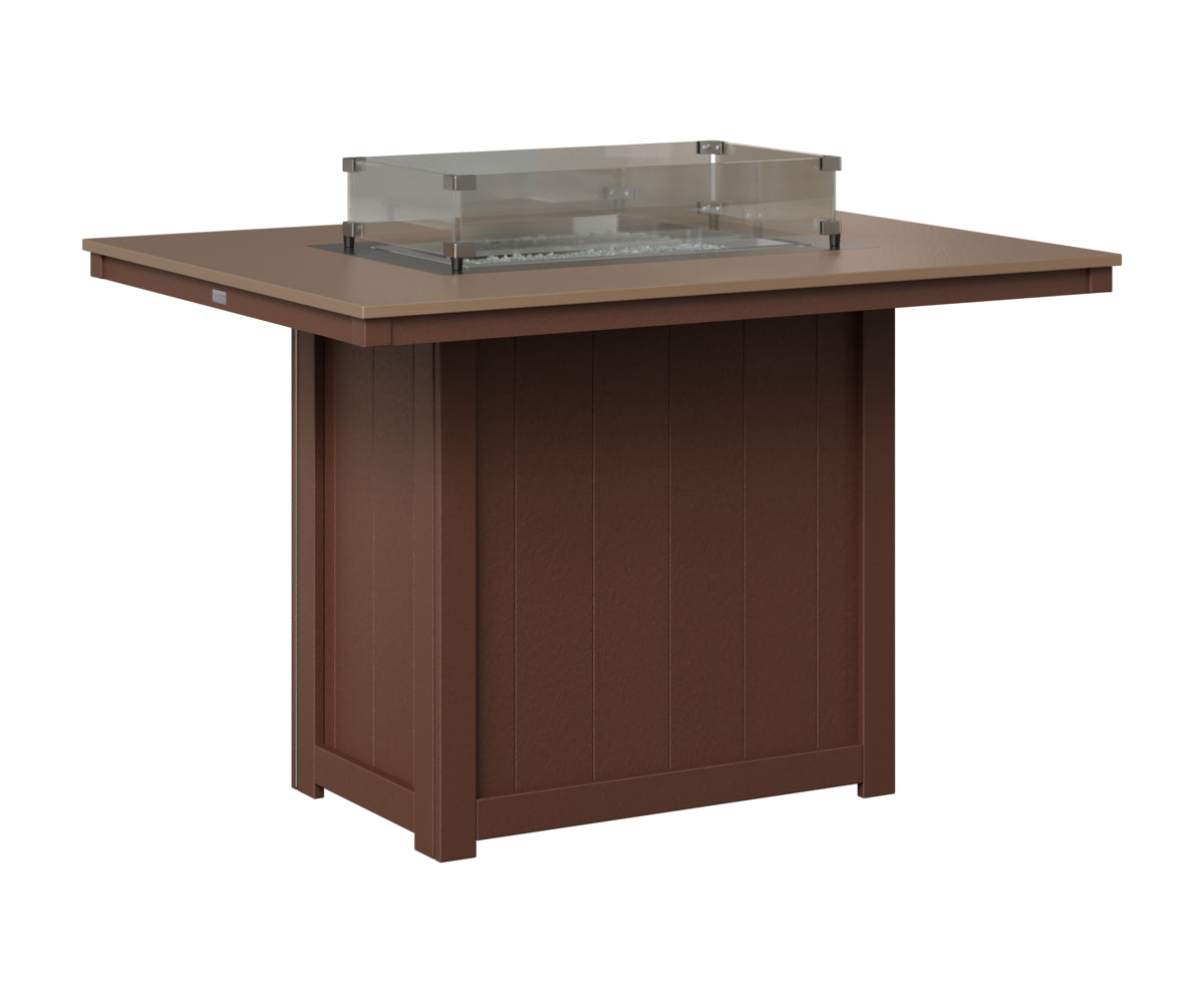 Donoma 42" x 54" Rectangular Fire Table Counter