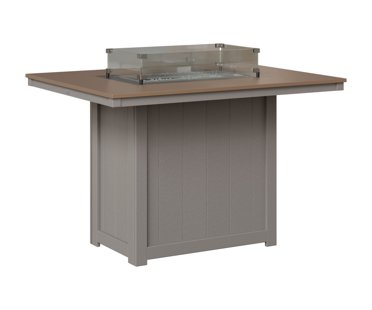 Donoma 42" x 54" Rectangular Fire Table Counter