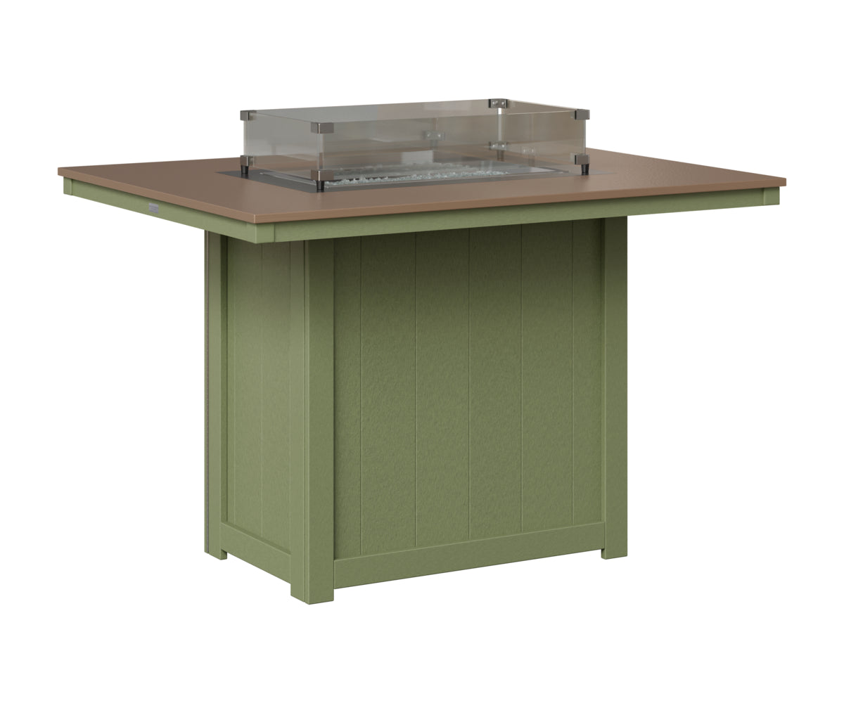 Donoma 42" x 54" Rectangular Fire Table Counter