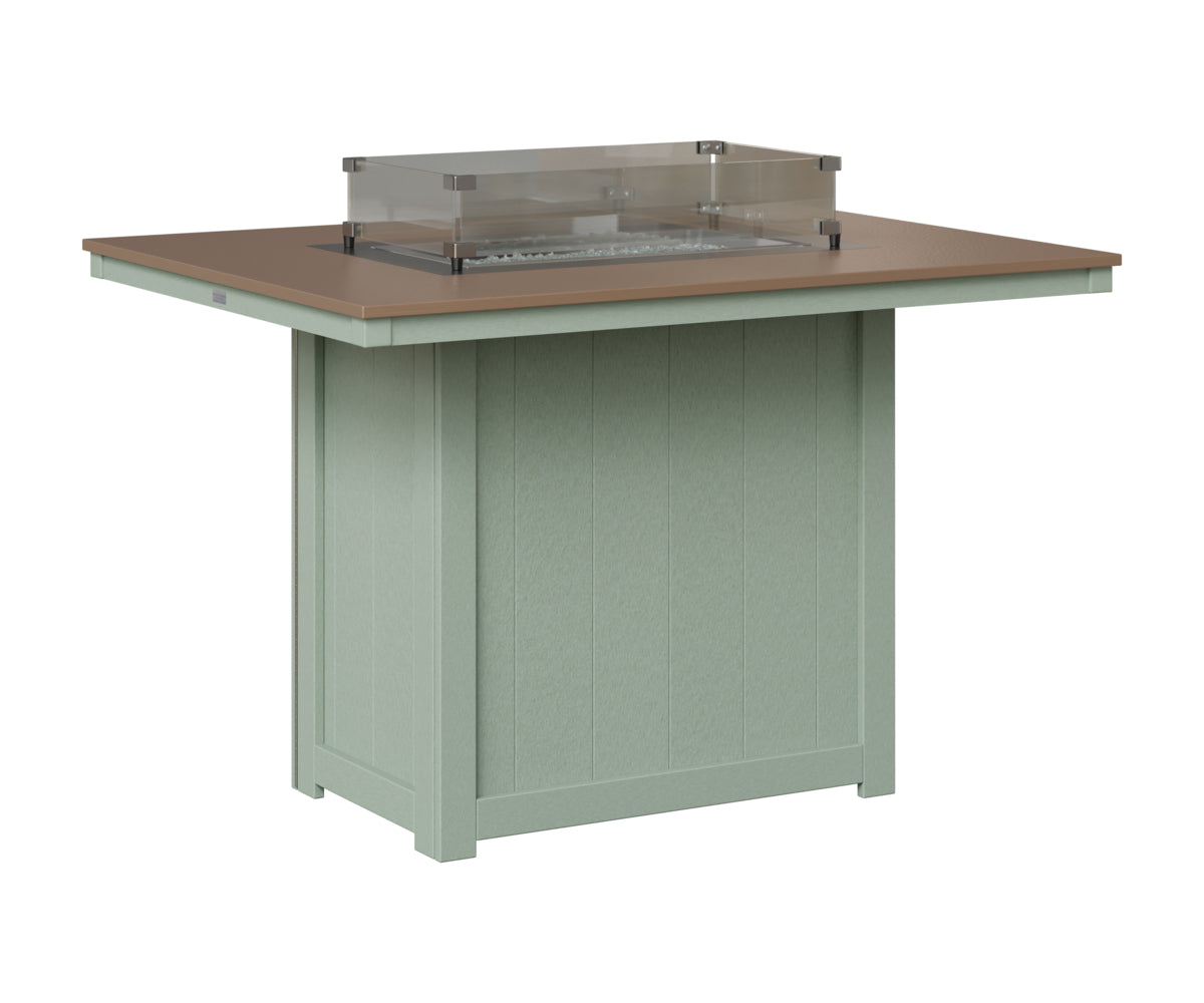 Donoma 42" x 54" Rectangular Fire Table Counter
