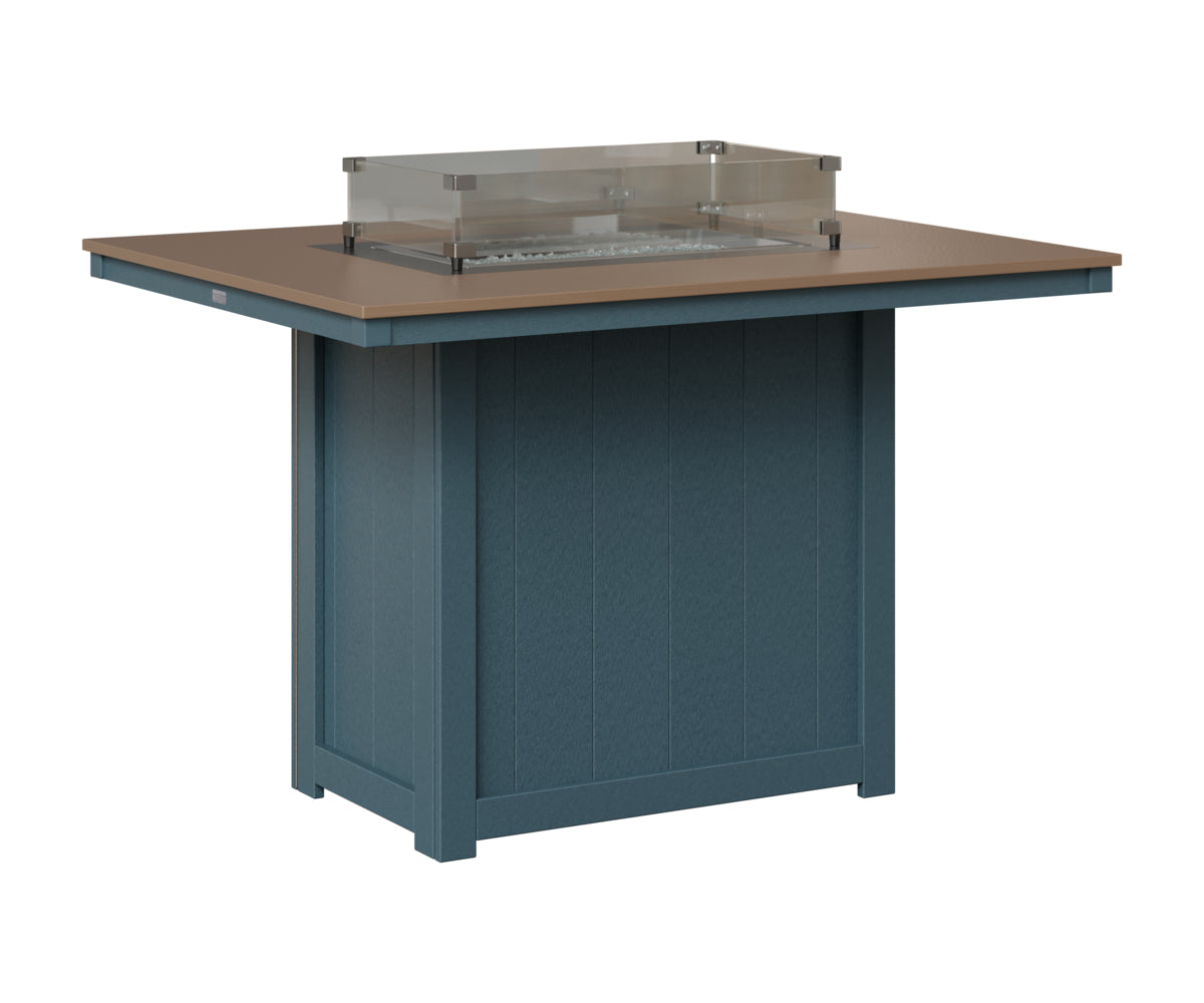 Donoma 42" x 54" Rectangular Fire Table Counter