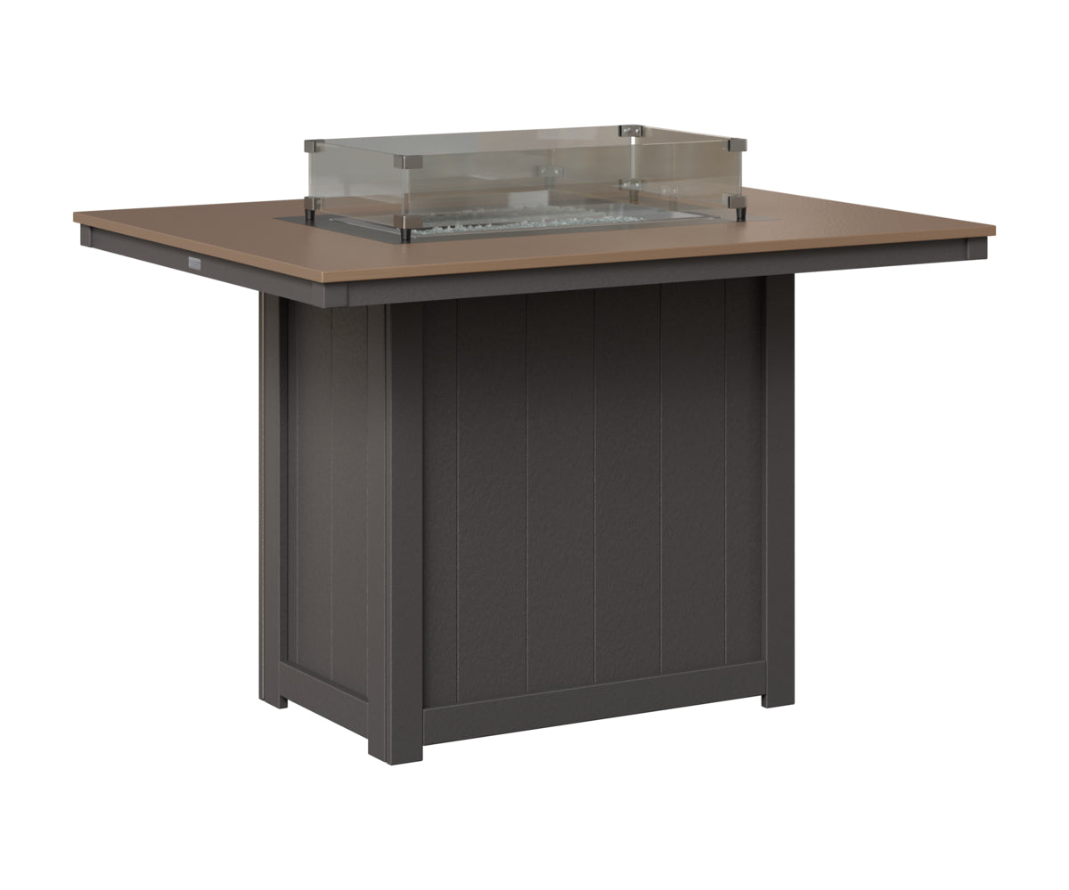 Donoma 42" x 54" Rectangular Fire Table Counter