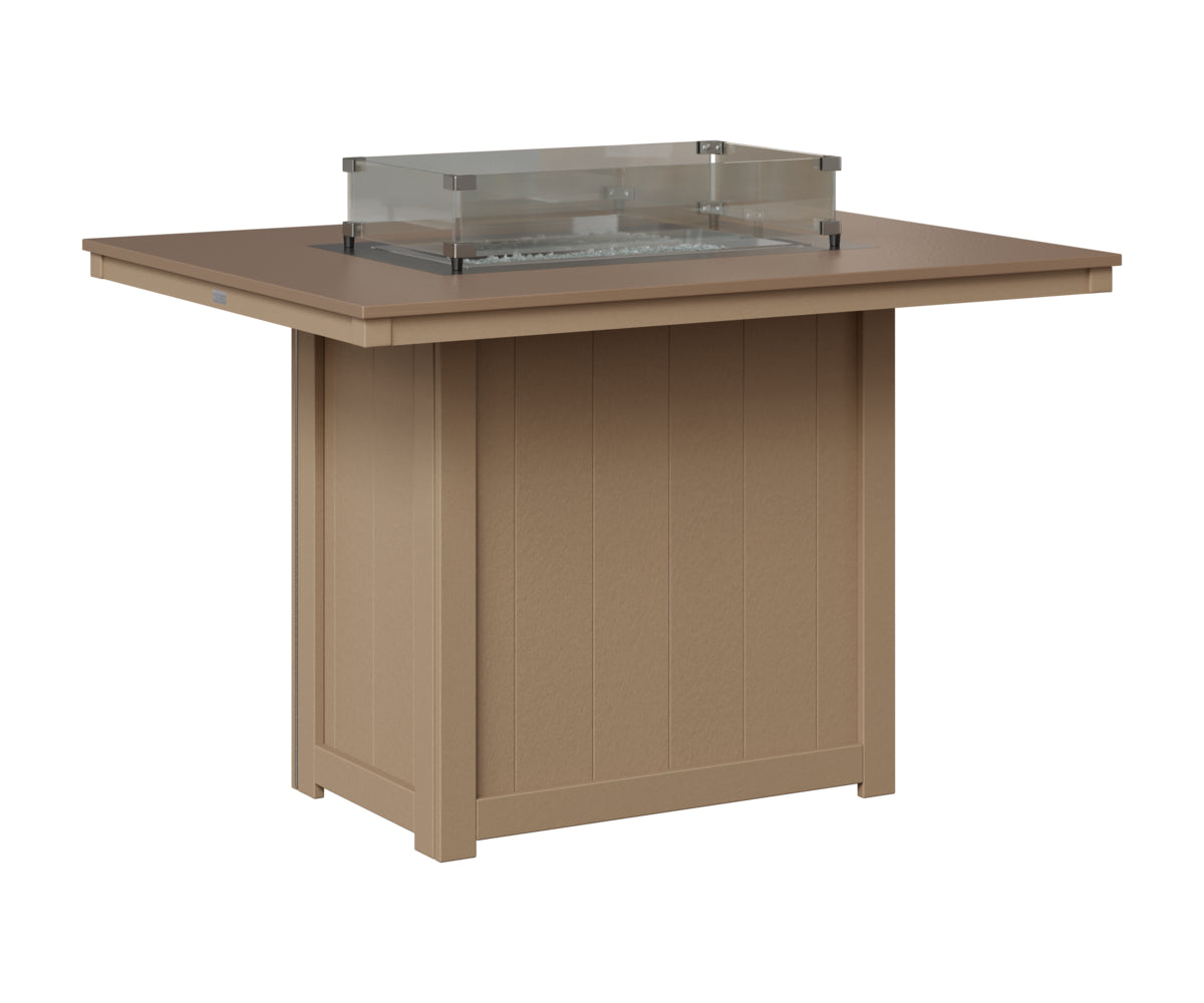 Donoma 42" x 54" Rectangular Fire Table Counter
