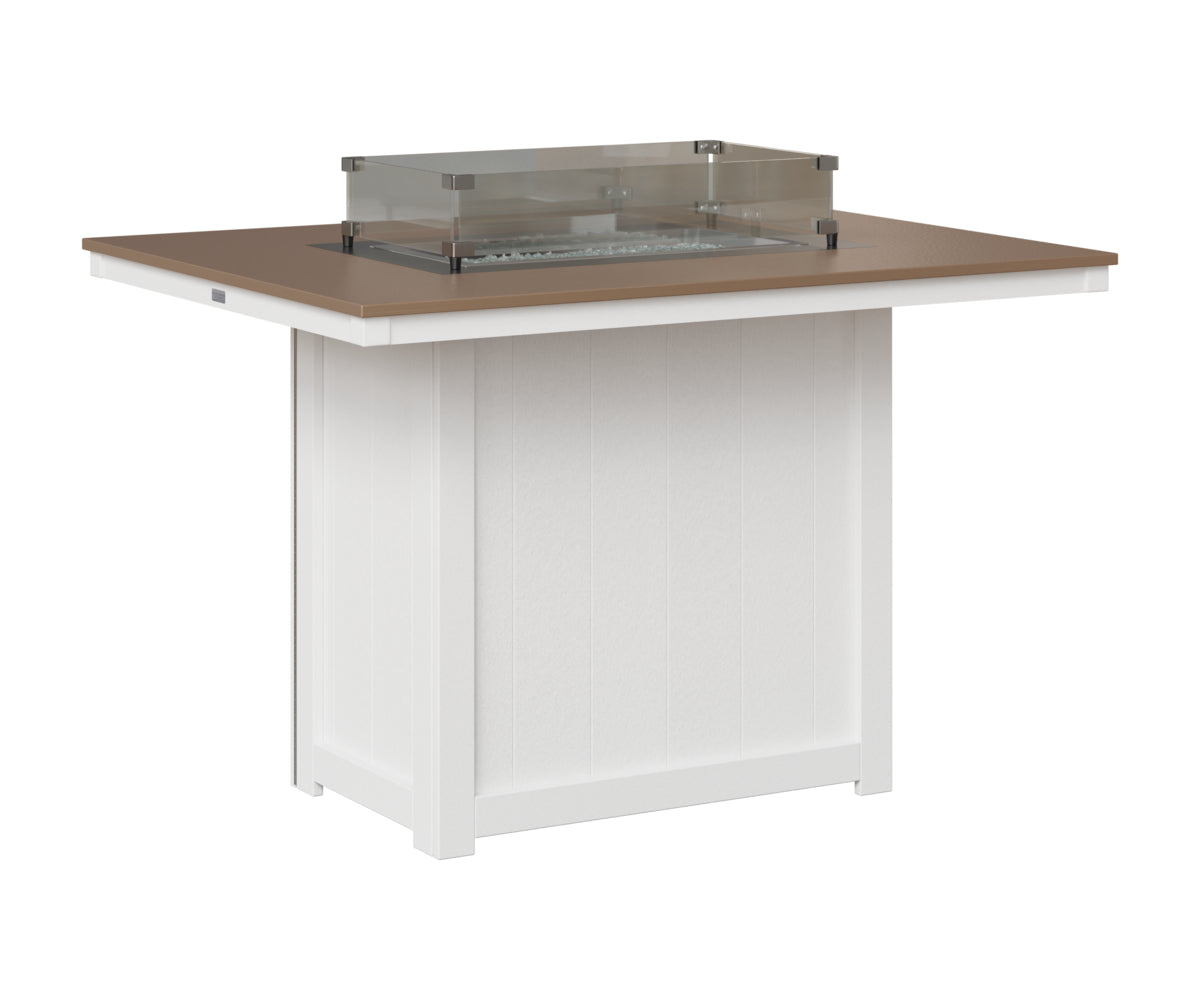 Donoma 42" x 54" Rectangular Fire Table Counter