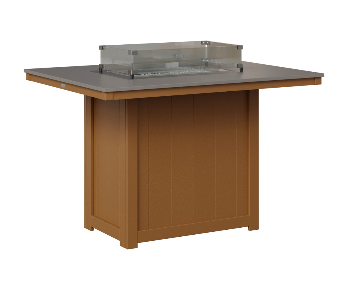 Donoma 42" x 54" Rectangular Fire Table Counter