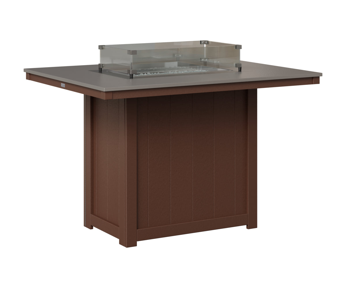 Donoma 42" x 54" Rectangular Fire Table Counter