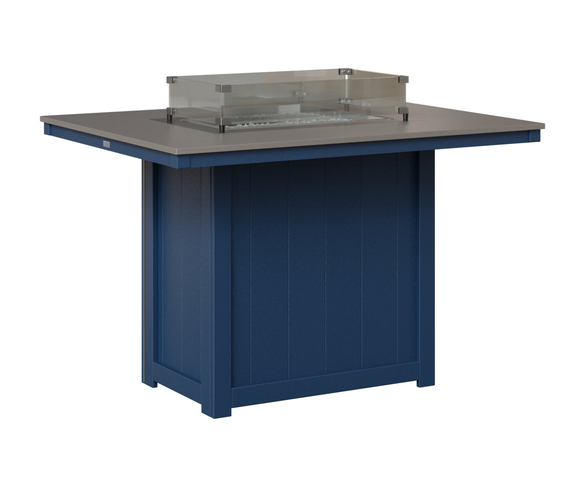 Donoma 42" x 54" Rectangular Fire Table Counter